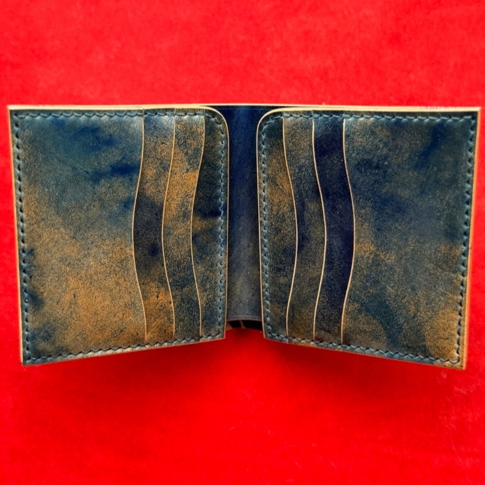 Mens Rocado Shell Cordovan leather wallet